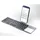 Renkforce RF-FWK-250 Bluetooth® Tastatur Deutsch, QWERTZ Grau, Schwarz