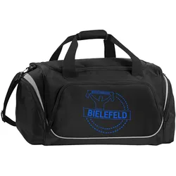 multifanshop Sporttasche - Bielefeld - Meine Fankurve - Druck blau - Tasche