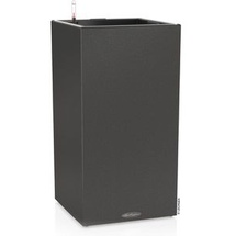LECHUZA Canto Stone 40 high LED 40 x 40 x 76 cm graphitschwarz