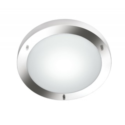 Exquisite 1-flg Deckenleuchte Flur Nickel matt Metall Licht TRIO 6801011-07
