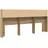 vidaXL Kopfteil Schrank mit Regal Artisan-Eiche 220 x 19 x 101,5 cm