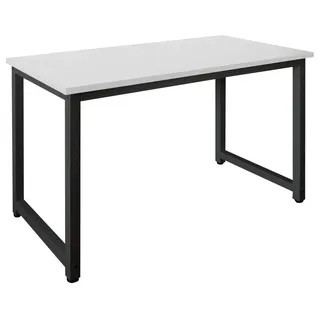 TSGPS Kingpower Tisch Computertisch PC Schreibtisch Bürotisch 120 x 60 cm Auswahl, Farbe:Schwarz/Weiß
