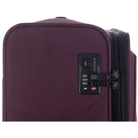 Stratic Bendigo Light Plus 4-Rollen Trolley 84 cm Laptopfach aubergine