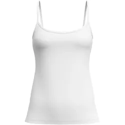 CALIDA Damen Spaghettitop - Essential Cotton, Unterhemd, Top, Jersey, einfarbig Weiß XS (36/38)