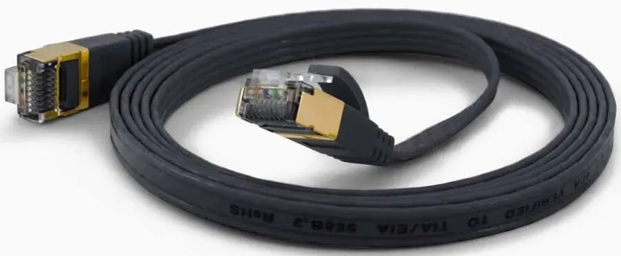 Wantec FTP-Patchkabel Cat.6A sw 7088 sw 0,5m