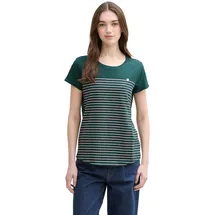 Tom Tailor T-Shirt - Rosa,Grün - XL
