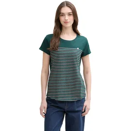 Tom Tailor T-Shirt - Rosa,Grün - XL