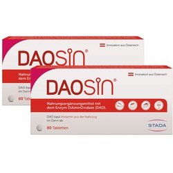 DAOSiN® Tabletten DAO unterstützt den Abbau von Histamin aus der Nahrung im Darm