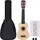 vidaXL Ukulele Set Sopran Ukulele, Braun