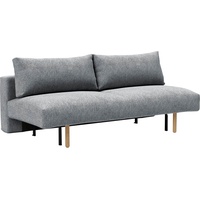 INNOVATION LIVING TM 3-Sitzer Frode Schlafsofa, Design mit erstklassigem Sitz- und Liegekomfort, Taschenfederkernmatratze für hohen Schlafkomfort; zeitloses Design grau