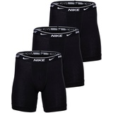 Nike Dri-FIT Essential Cotton Stretch Long Boxer Briefs black S 3er Pack