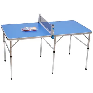 Klappbar Tischtennis Outdoor Sport Tischtennisplatte Tischtennistisch Mit Netz Mini Haus ZubehöR Indoor Garten Platte Faltbare Midsize Freizeittisch inklusive Tischtennisnetz 152X76X76Cm