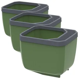 Gusta Garden Herbs Buddy 15,3 x 14,8 x 14 cm Dunkelgrün Komplettset