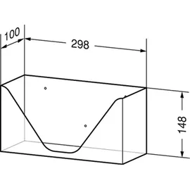 Wagner-Ewar A-Line Hygienebeutel-Vorratsbehälter, 731665, WP155