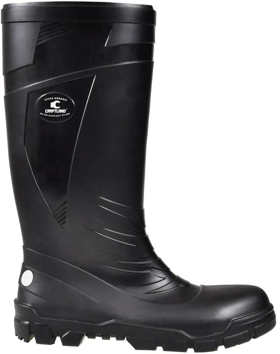 Craftland Unisex PVC-Sicherheitsstiefel S5 Arrano 35320 schwarz
