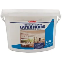 Wilckens Latexfarbe hochglänzend 2,5 l, Weiß