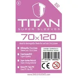 happyshops Shield Sleeves 1025479 - Shield Titan 8, 100 Super Sleeves für Kartengröße 70 x 120 mm, Spielkarten-Schutzhüllen
