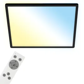 Briloner Brilo Wifi Deckenleuchte Slim Smart App- Sprachgesteuert CCT Schwarz 42 cm
