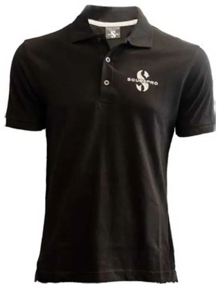 Scubapro Sea Diving Center Kurzarm-poloshirt - Black - L