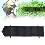 Tragbare 15w 5v Solarstation Mit Faltbarem Panel Und Usb-solarladegerät Für Camping Und Reisen