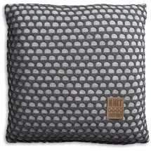 Knit Factory Mila Kissen 50 x 50 cm Grau