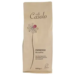 Caffe Casolo Espresso ganze Bohne bio 1kg