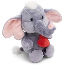 NICI Elefant Mit Magnet-herz Teddy 32 Cm - Dark Grey - One Size