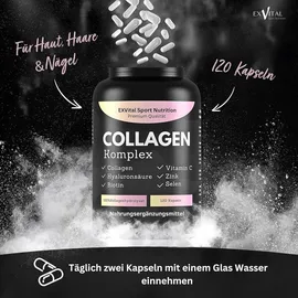 Exvital Collagen Hyaluronsäure Komplex Kapseln 120 St.