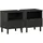 vidaXL Nachtschrank 2 Stk. 40 x 33 x 46 cm Schwarz
