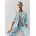 More More taillierter 3/4 Arm Kurzblazer in soft blue Gr 32