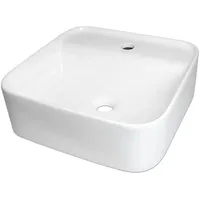 Stabilo-sanitär Keramik Waschbecken Viereckig 420 x 420 x 140