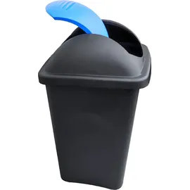 stefanplast Bascula Multipat, Schwarz/Blau, 60 l