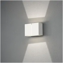 Konstsmide LED Wandleuchte Pavia weiß IP54 7877-250