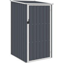vidaXL Gerätehaus 0,87 x 0,98 x 1,59 m anthrazit