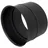 Bertrams ST-Pu Wandfutter 08WFE150 Ø 150 mm, einfach, 120 mm lang, 1 mm, pulverbeschichtet, schwarz