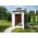 Weka Gartenhaus 265 2,20 x 1,61 m Anthrazit