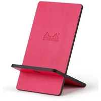 Rhodia Handyhalter italienischem Kunstleder 13x8x8,5 cm Himbeer 194429C