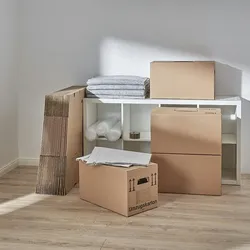 Umzugskomplettpaket Wohnungen und Häuser 200 m2 (150 x Umzugskarton 5 x Luftpolsterfolie 4 kg Seidenpapier 2 x Klebeband) SET BB-Verpackungen