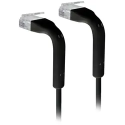 Ubiquiti UniFi Ethernet Patch Cable Netzwerkkabel Schwarz 0,22 m Cat6