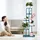 Relaxdays Blumentreppe 107 x 44 x 24 cm Grün