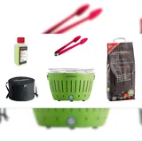 Lotusgrill Starter-Set Classic Limettengrün