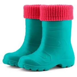 Ladeheid Eva Thermo Gummistiefel Türkis/Rosa 31