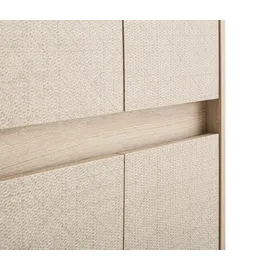 Schildmeyer Sander Hochschrank 57 x 33 x 164,5 cm Grau Holz/Kunststoff/Metall