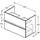 Ideal Standard Eurovit+ 2 Auszüge 80 x 44 x 55 cm Grau