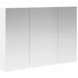 vidaXL Badezimmerspiegelschrank 100 cm weiß