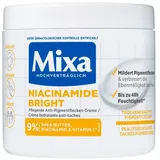 Mixa Niacinamide Bright Anti-Pigmentflecken Creme für trockene Haut Bodylotion 400 ml