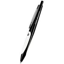 Herlitz Kugelschreiber my.pen schwarz/weiß, Schreibfarbe: blau, 1 St.