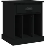 vidaXL Nachtschrank 43 x 36 x 50 cm Schwarz