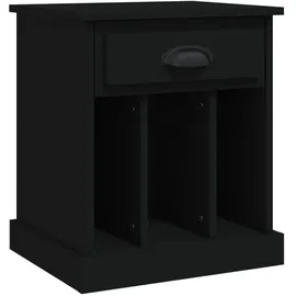 vidaXL Nachtschrank 43 x 36 x 50 cm Schwarz