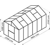 Alu ESG 3 mm /Dach 10 mm 11,9 m²